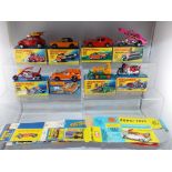 Matchbox - eight diecast vehicles from the 1970's to include #11 Flying Bug, #12 Big Bull,