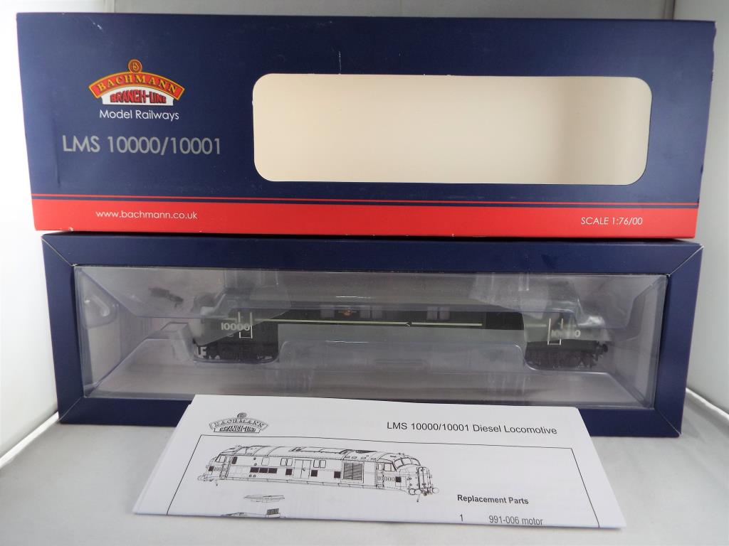 Model Railways - Bachmann OO gauge ref 31-996 diesel locomotive LMS 10000 in British Rail green