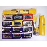 Model Railways - twelve railway wagons in original boxes to include Dapol, Hornby and others,