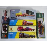 Diecast - seven 1:50 scale trucks by Corgi comprising #25102, #31006, #55501, #23101, #28001,