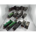 Model Railways - seven steam locomotives, six with motors, by Hornby, Tri-ang and others,