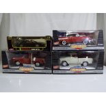 Diecast - four 1:18 scale diecast vehicles by Anso and ERTL to include a 1978 Dodge Pick-up Truck