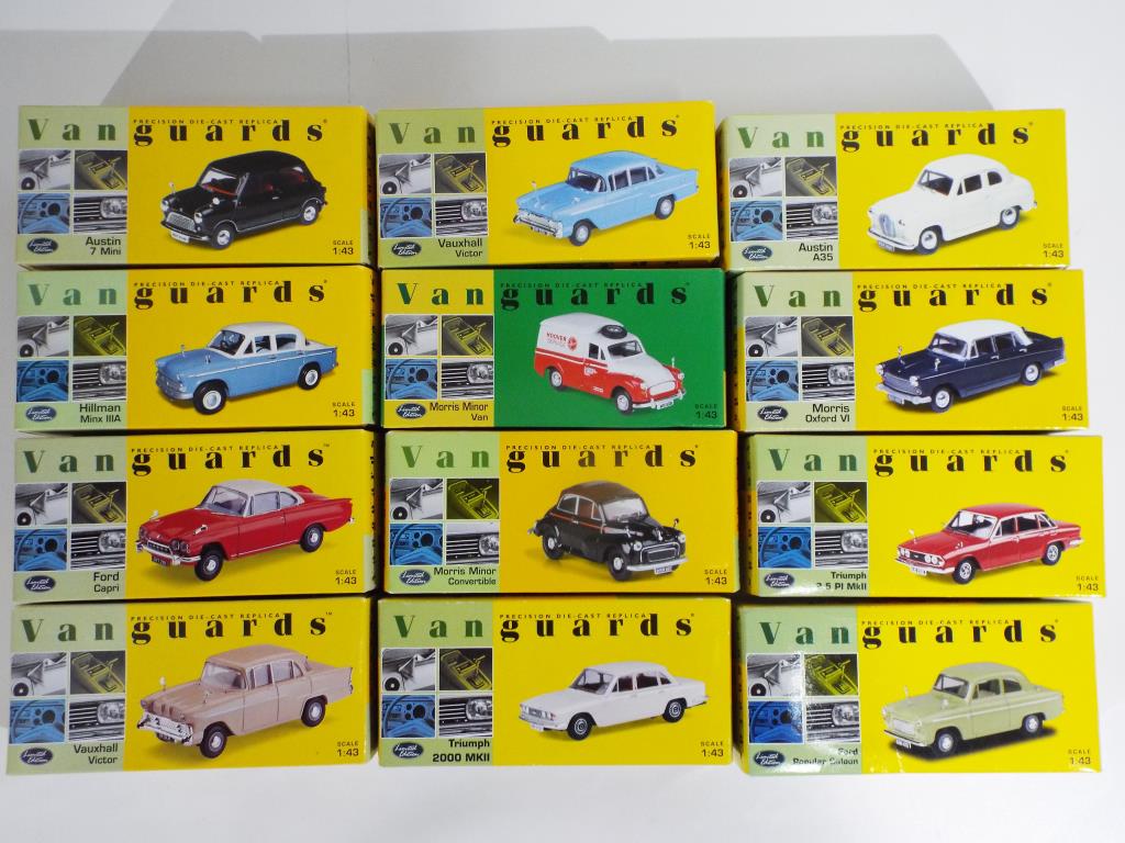 Diecast - twelve Vanguards diecast vehicles in original boxes, all limited editions,