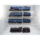 Model Railways - four unboxed OO gauge steam locomotives by Hornby and others,