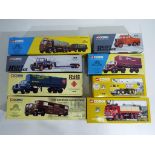 Diecast - eight Corgi 1:50 scale trucks in original boxes comprising #27601 Code 3 in Milard Dairy