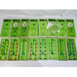 Subbuteo - eight boxed complete sets of OO scale Football teams,