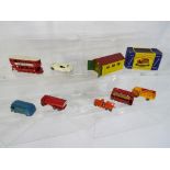 Matchbox by Lesney - eight diecast model motor vehicles of which Garage accessory pack no 3 in