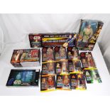 Star Wars - Hasbro - a good lot of fifteen boxed Star Wars action figures and toys,