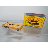 Matchbox by Lesney - a diecast model Transporter Trailer # 16, tan, 6GMW,