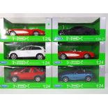 Welly Nex - five 1:24 scale diecast models,