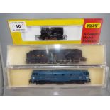 Hornby Minitrix & Lima - three N gauge model locomotives comprising (Lima) 0-6-0 op no 4547 LMS,