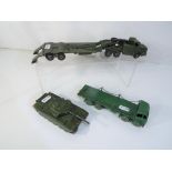 Dinky Supertoys - diecasts comprising a Thornycroft Mighty Antar and Tank Transporter # 660 with