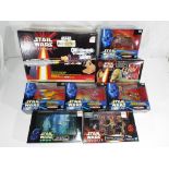 Star Wars - Hasbro and other - a good lot of eight Star Wars action figures and toys,