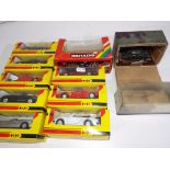 A collection of diecast model motor vehicles to include Britains German Scout Car # 9783,