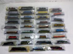Model Railways - Del Prado - 34 boxed Del Prado static N gauge locos, lot include FS GR691,