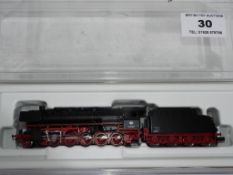 Trix Minitrix N gauge - a locomotive 2-10-0 with tender # 12474, digital,