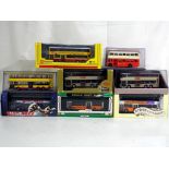 Diecast - eight diecast buses in 1:76 scale by Corgi and other, including 4904,