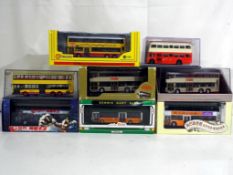Diecast - eight diecast buses in 1:76 scale by Corgi and other, including 4904,