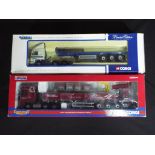 Diecast - two 1:50 Corgi scale trucks in original boxes, comprising CC12703 and CC13235,