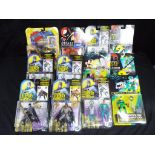 Action figures - Kenner and Marvel - twelve carded action figures predominantly with a Batman theme