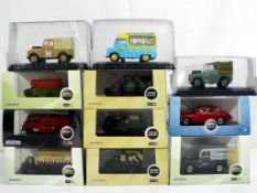 Diecast - eleven 1:76 scale and one 1:43 scale diecast by Oxford Diecast comprising LAN188018,