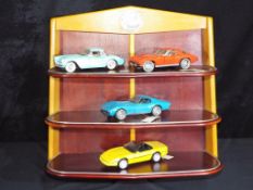 Diecast - Franklin Mint - a wall mounted display unit The Official History of the Corvette,