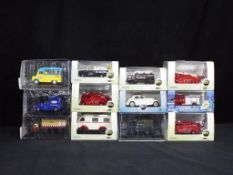 Diecast - twelve Oxford Diecasts in original boxes comprising AK001, 76REG001, HA020 and similar,