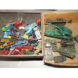 Dinky and Matchbox - in excess of 50 unboxed playworn diecast vehicles,