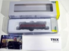 Model Railways - Trix Minitrix N gauge diesel locomotive reference number 26151 Class 215049-8 in