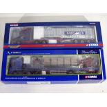 Diecast - two Corgi 1:50 scale trucks comprising CC12813 and CC12109 trucks appear to be in nm to m