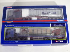 Diecast - two Corgi 1:50 scale trucks comprising CC12813 and CC12109 trucks appear to be in nm to m