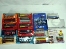 Diecast - sixteen diecast busses in original boxes by corgi and CSM, including 45006, 45004,