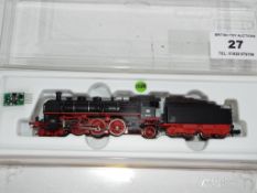 Trix Minitrix N gauge - a locomotive 4-6-2 with tender # 12474, digital,