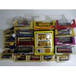 Diecast - 23 diecast vehicles in original boxes, predominantly busses, including EFE 25709,