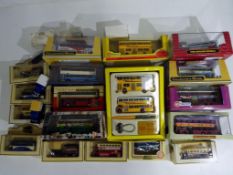 Diecast - 23 diecast vehicles in original boxes, predominantly busses, including EFE 25709,