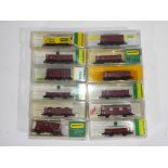 Model Railways - Minitrx - twelve boxed items of N gauge rolling stock by Minitrix, includes 13251,