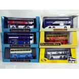 Diecast - six 1:76 scale buses by C'sm includes 80287, 80268 and similar,