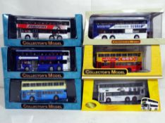 Diecast - six 1:76 scale buses by C'sm includes 80287, 80268 and similar,