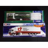 Diecast - two 1:50 Corgi scale trucks in original boxes, comprising CC12416 and CC15506,