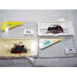 Trix Minitrix N gauge - two model locomotives comprising # 12241 with Sx decoder and # 12436,