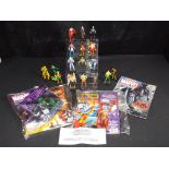 Marvel - in excess of 60 lead painted figures and associated magazines from the Marvel Classic