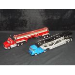 Diecast - Franklin Mint and other - two unboxed diecast 1:43 scale model trucks,