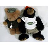 Land Rover - a Land Rover collectable bear called Wilderness Bear complete with tags dressed in