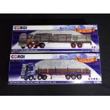 Diecast - two 1:50 Corgi scale trucks in original boxes, comprising CC13829 and CC15505,