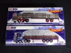 Diecast - two 1:50 Corgi scale trucks in original boxes, comprising CC13829 and CC15505,