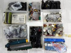 Model Railways - a good mixed of OO gauge locomotive spares to include steam locomotive front