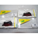 Trix Minitrix N gauge - two model locomotives, both models # 12436, digital,
