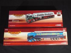 Diecast - Two Corgi 1:50 scale trucks comprising CC15207 and CC13717,