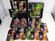 Star Wars - Hasbro, Kenner - a good collection of twelve boxed Star Wars action figures,