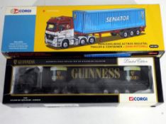 Diecast - two 1:50 scale diecast trucks by Corgi comprising AN13805 (model has been decertified)